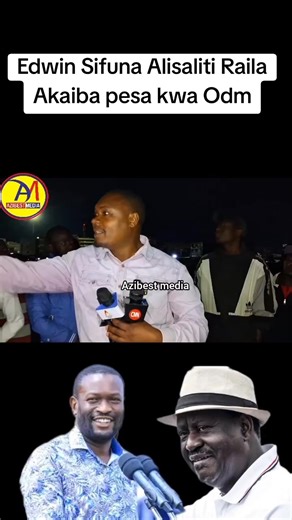 Edwin Sifuna Alisaliti: Accusa a Raila per soldi ODM