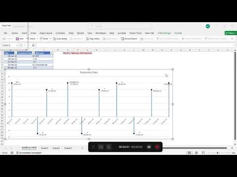 PROJECT TIMELINE PREPARATION - USING EXCEL