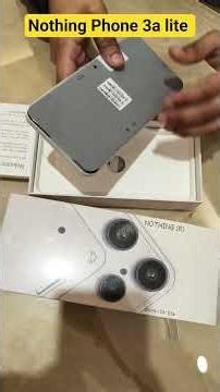 Nothing Phone 3a Lite White 🤍 Unboxing Look! | Cleanest Budget Phone of 2025 #Shorts #nothing #asmr