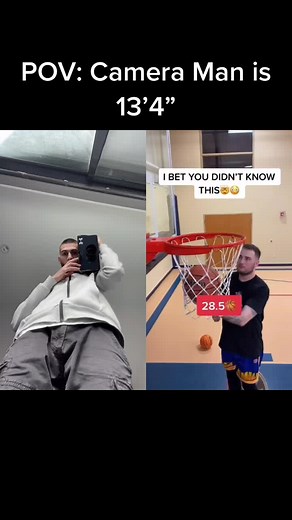 #duet with @90.10training that’s one big camera man #basketball #tall