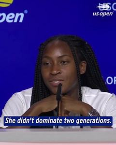 Coco Gauff shares why she thinks Serena is the 🐐 | US Open Tennis Championships