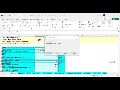 Cara Mengatasi Debug Run-Time Error '5' invalid procedure call all or argument Aplikasi Qual2Kw
