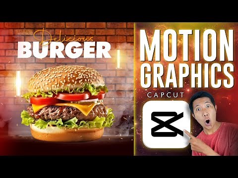 Food Motion Graphic CapCut Tutorial | CapCut PC | Capcut Motion Graphics
