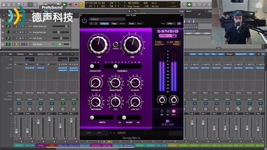 Relab Sonsig Rev-A 演示 华丽的混响插件