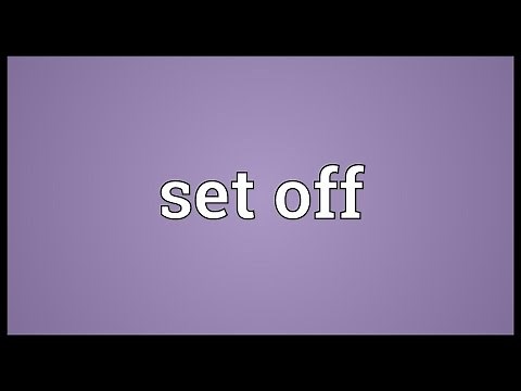 Set off Meaning