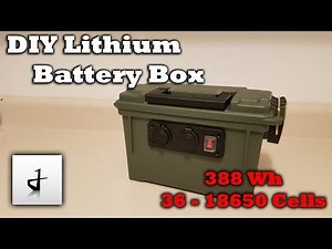 DIY Lithium-Ion Battery Box