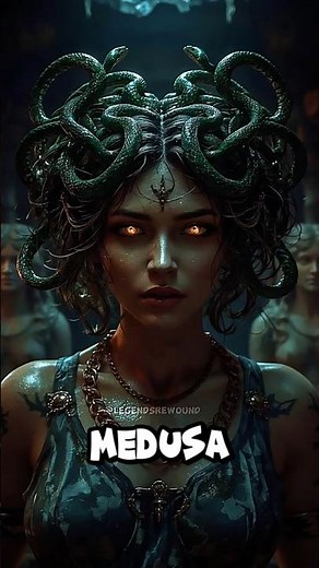 Secret Behind Medusa’s Curse 😨 #myth #greekmythology