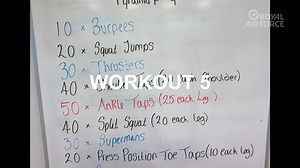 3.7K views · 77 reactions | The RAF Brize Norton Physical Education Flight brings you, 'Workout 5', of the simple way to exercise in your own home series. | RAF Brize Norton | Facebook
