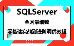 【所有学员反响最好的SQLServ课程】2023全新录制|全网最细致SQLServer零基础实战到进阶调优教程（数据库/NET/安装/储存/查询）B0931