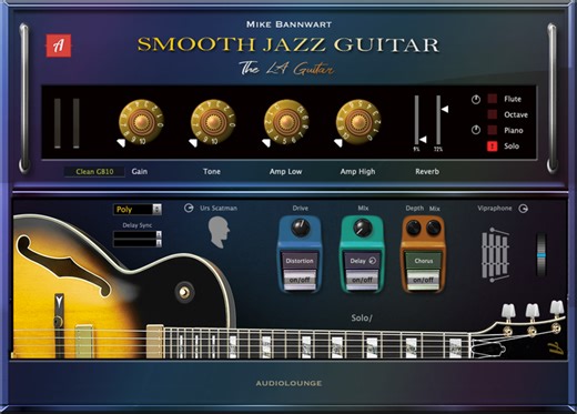Audiolounge releases the Smooth Jazz Guitar VST/AU Instrument Plugin