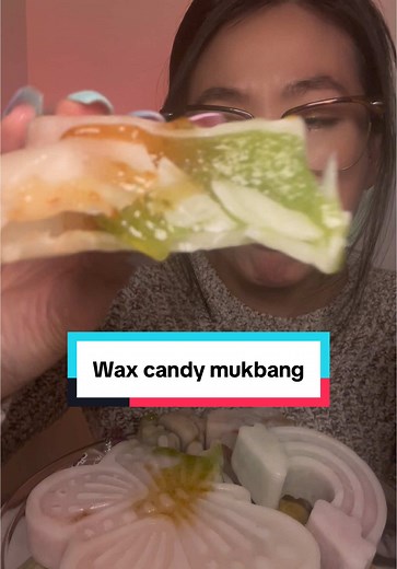 Delicious Wax Candy Mukbang ASMR Experience