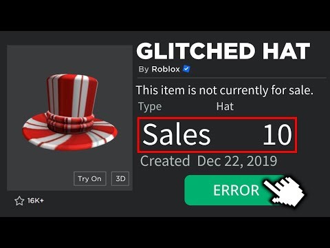 Only 10 people have this GLITCHED Roblox HAT...