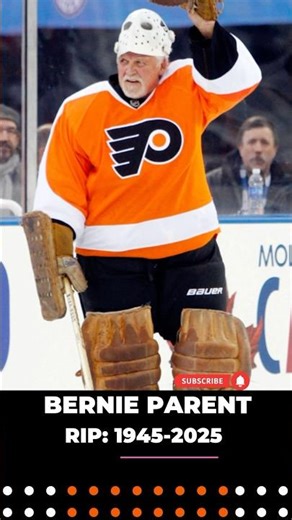 Bernie Parent Dead at 80: Flyers Legend's Epic Legacy & Heartbreaking Tribute! #nhl #hockey #flyers