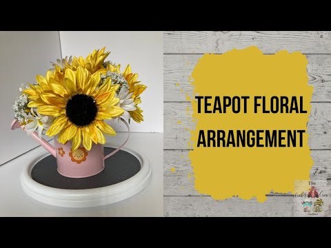 Teapot Floral Arrangement