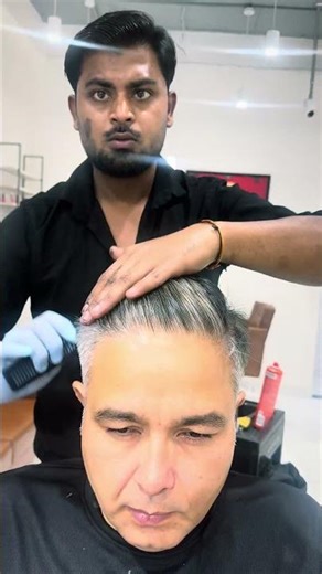 Black salted paper hair colour transformation by #trend #viral #haircolor #haircolortrends #hairlook