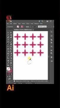 Create Hydrangea Flower Using Object on Path in Illustrator 🌸 | Quirky Graphic Academy