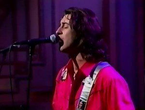 The Refreshments "Banditos (Live)" Late Night with Conan O'Brien June 05, 1996 (1996, NBC Networks) "The Refreshments were an alternative rock band from Tempe, Arizona. The band is best known for the single "Banditos" from their 1996 breakthrough album Fizzy Fuzzy Big & Buzzy, and also for "Yahoos and Triangles", the theme song to the long-running animated series King of the Hill." Lyrics: "So just how far down do you want to go And we can talk it out over a cup of Joe And you can look deep into