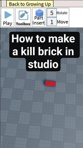 killbrick tutorial #roblox #rblx #devlog #gamedev