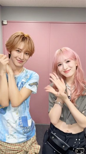📱: ⊹˚₊ #SUZU 𖧧 #全肯定ダンス 𖧧 ˒˒ with #NAOYA さん ( #MAZZEL ) ⚘⚘ #ME_I_花咲く道 ⚘⚘ #音楽の日 #ME_I #shorts