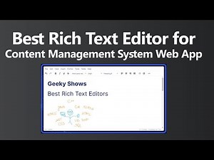 Best Rich Text Editor for Content Management System Web Applications (Hindi)