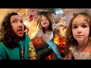 HOT LAVA inside our HOUSE!! Christmas Eve Challenges and special Family Play with Adley Niko & Navey
