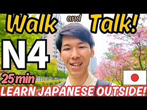 Let’s Go Find Spring 🌸 | Easy Japanese Listening Practice (N4, 25 min)