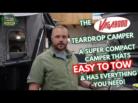 Safari Centre Cape Town Stockists of Vagabond Teardrop Campers #camping #teardropcamper