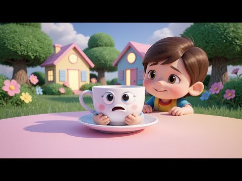 The Crying Teacup Can’t Stop Shaking | Fun Kids Rhymes | Baby Songs