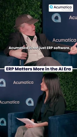 🎧 New episode of The Acumatica ERP Podcast is live today. From Data to Decisions: Key Takeaways from Acumatica Summit 2026 brings together insights from Acumatica President and COO, Sanket Akerkar, and Jon Reed of diginomica on what mid-market businesses are prioritizing right now, how data foundations shape AI outcomes, and why modern ERP platforms matter more than ever. Tune in here: https://acumati.ca/4api2oE | Acumatica