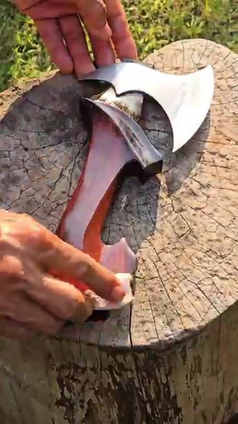 My Father's Unique Hatchet Handle Design