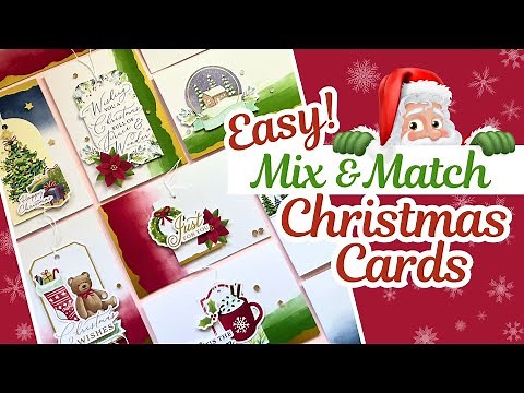 How to make Mix & Match Christmas Cards | Stampin’ Up