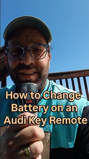 Audi Key fob battery change instructions ‪@RandyFromVermont‬ #audi #battery #directions #remote #key