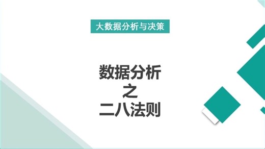数据分析之二八法则