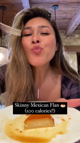 SKINNY MEXICAN FLAN (less than 100 calories!) 🍮