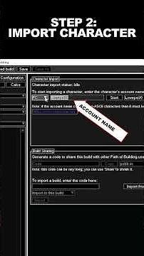 Create a PoB-Link of your Path of Exile Build