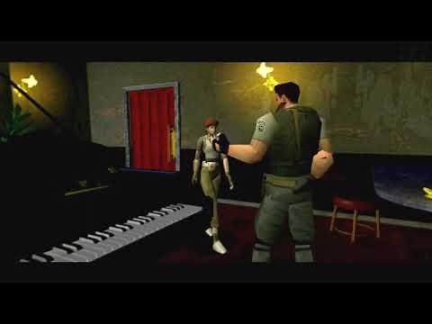Resident Evil 1 Director's Cut Chris Redfield All Cutscenes Story Movie 1996 PS1