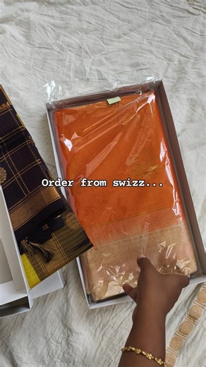 4.8K views | Customer order from Swiss ... Thank u for trusting us and placing order... . We ship worldwide . #germany #silkcotton #parijatsilk #kanchipuramsilk #weddingsilk #silk #kanchisilk #silkcotton | Parijat collections | Facebook