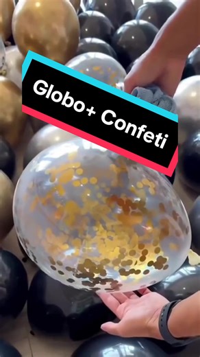 Ideas para decorar globos burbuja transparentes con confeti