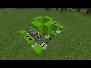 How to build a 2 x 2 flush piston floor door (Bedrock)