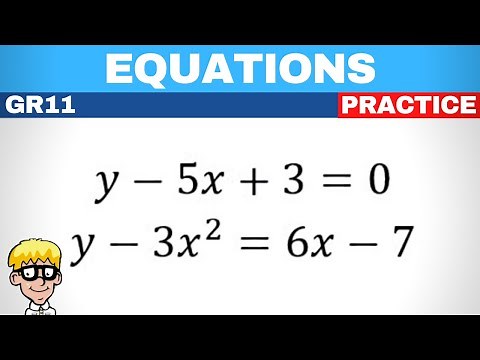 3d) Simultaneous equations gr 11 | Try