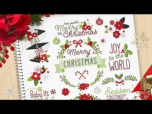 Christmas Wreaths Clip Art | Vector | Images | PSD Designs Collection 2018