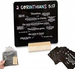27 Daily Bible Scripture Study Cards| Weekly Scripture Cards |bible Memory Verses Cards | Bible Study |christian Gift With Wooden Stand - Etsy UK