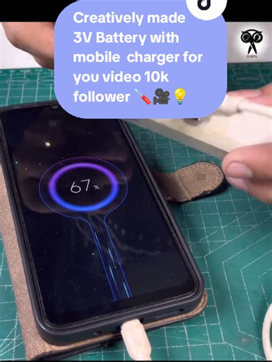Create a 3V Battery Using a Mobile Charger