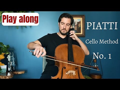 Piatti: Cello Method No. 1 | (Play along with me!)