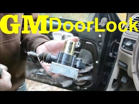 How to Replace Door Lock Actuator & Remove Door Panel || Escalade Tahoe Suburban Avalanche Yukon