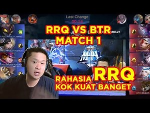 MPL MATCH 1 BTR VS RRQ ANALISA GAMEPLAY!!