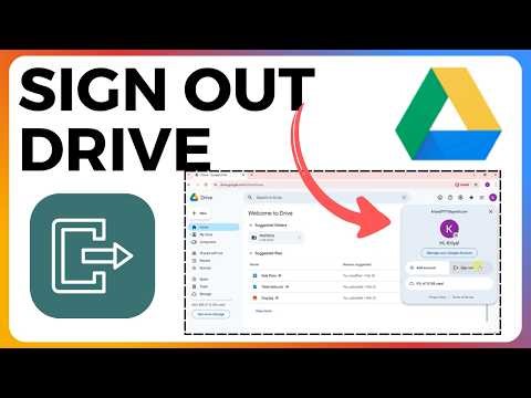 How To Sign Out From Google Drive | Log Out Drive
