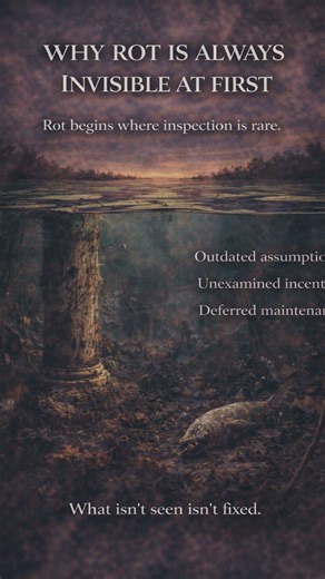 Why Rot Is Always Invisible at First
