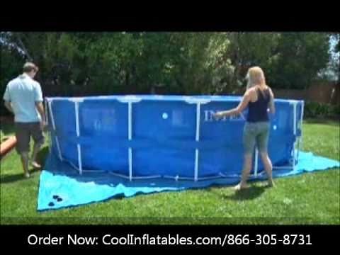 Intex Round Metal Frame Pool Setup Instructions