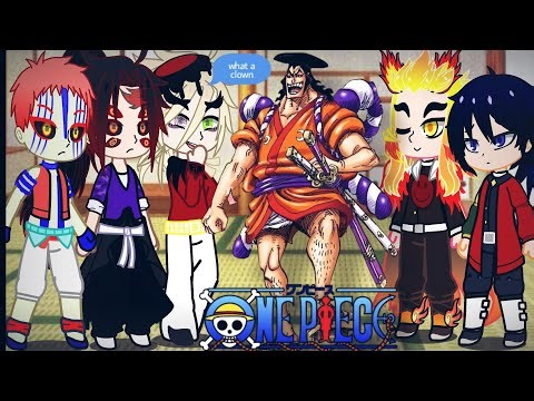 Upper Moons and Hashiras react to Tanjiro as Kozuki Oden From One Piece 1/2 Beginning to End